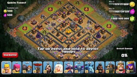 coc unlimited troops hack mod apk