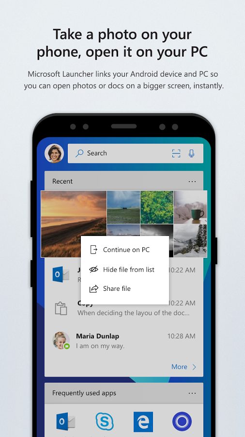 Microsoft Launcher v4.6 Full APK