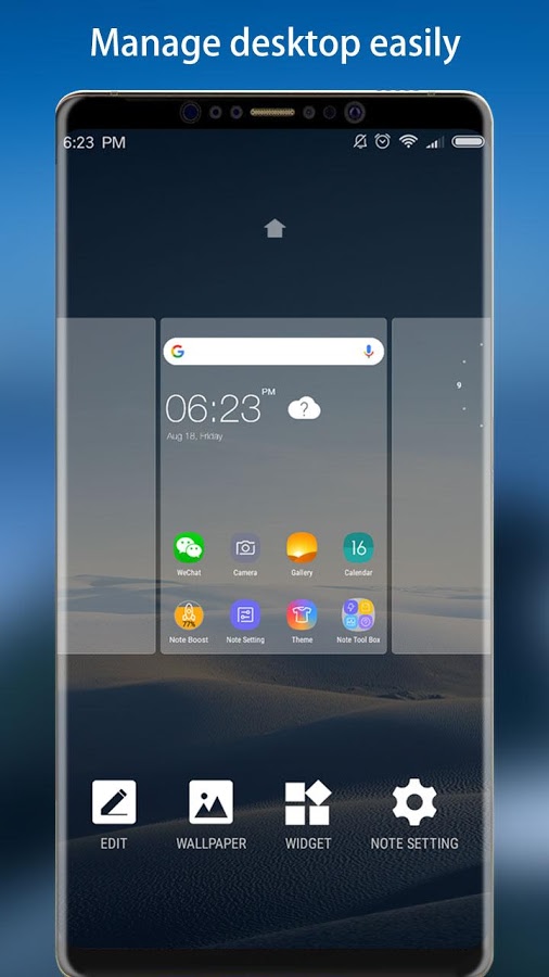 Note 8 Launcher theme Prime v2.1 Full APK