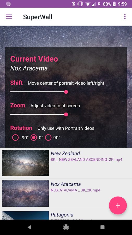 SuperWall Video Live Wallpaper v9.1.2 Full APK