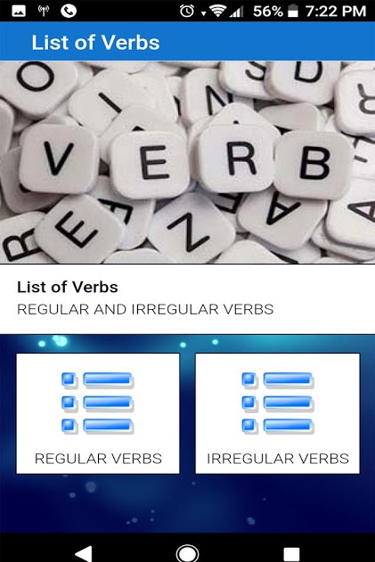 English Verbs Regular Irregular v1.03 Full APK