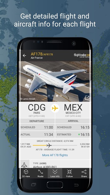 Flightradar24 Flight Tracker v7.6.1 Full APK