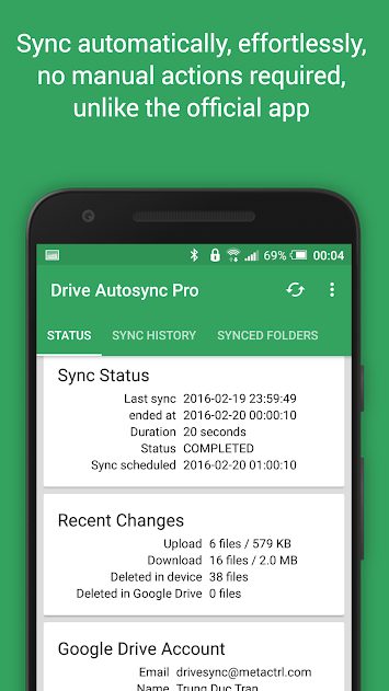 Autosync Google Drive v3.3.1 Ultimate Full APK