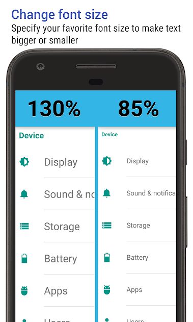 Big Font change font size v3.08 Pro Full APK