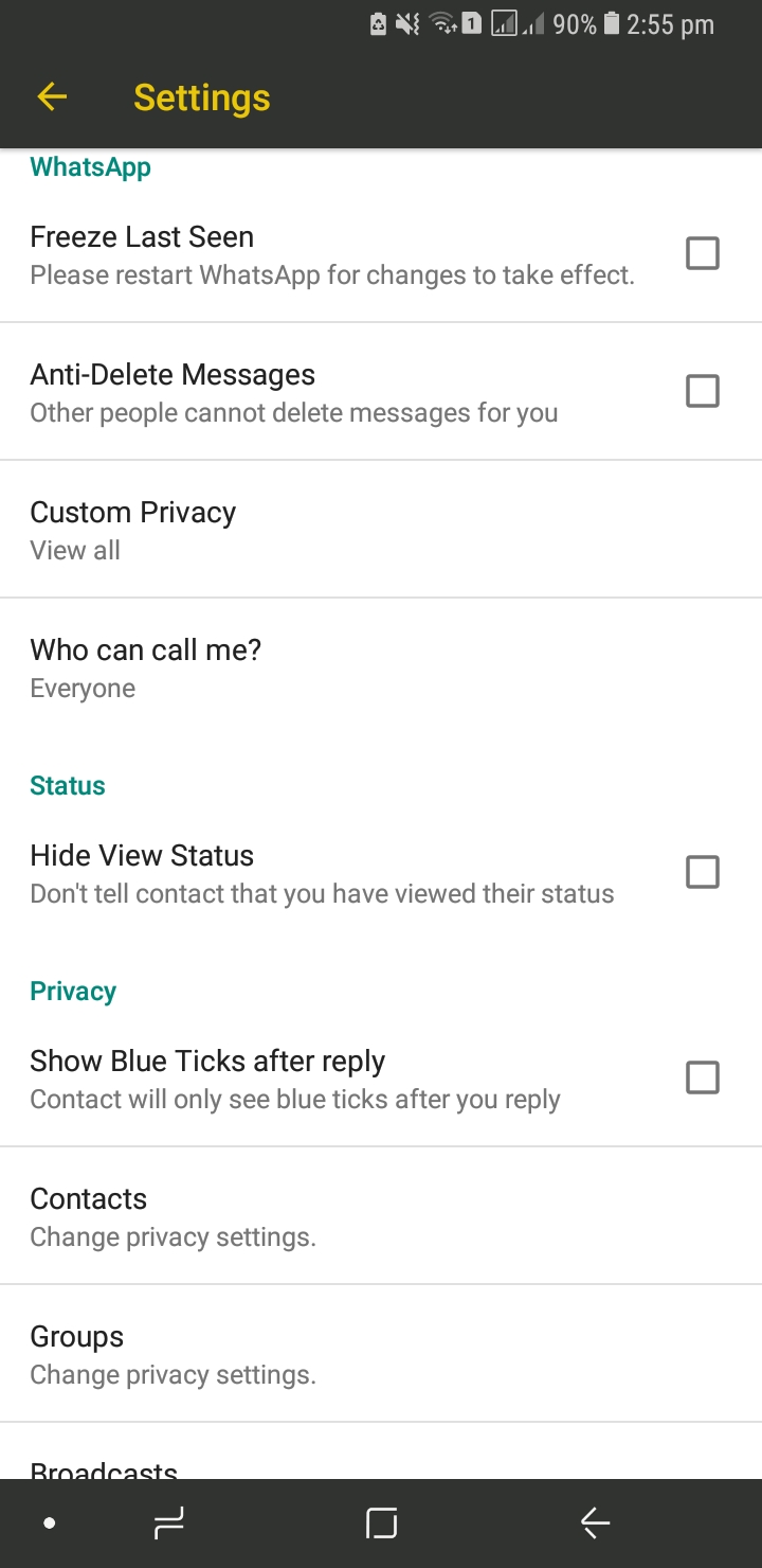 WhatsApp Plus JiMODs v7.55 Nouvelles éditions Jimtechs