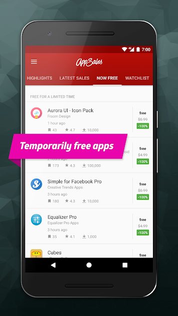 AppSales Paid Apps Gone Free v9.1 Pro APK