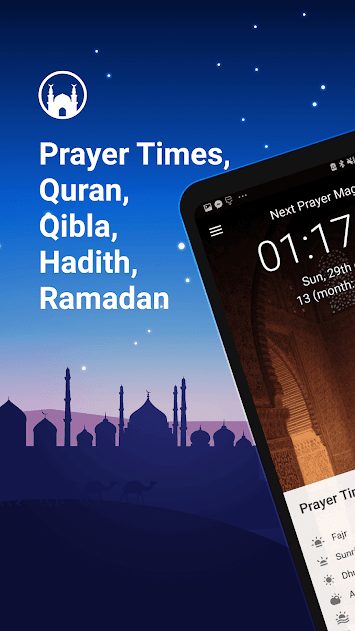 Athan Pro Muslim Prayer Times Quran & Qibla v3.0.30 Pro Full APK