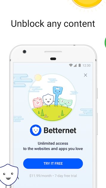 VPN Free Betternet Hotspot & Private Browser v4.3.0 Pro APK