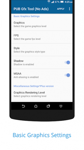 PUBG fx+ Tool:#1 GFX Tool v0.11.0p Full APK
