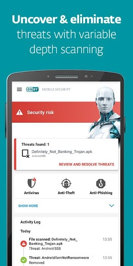ESET Mobile Security Pro v4.1.61.0 APK + Key