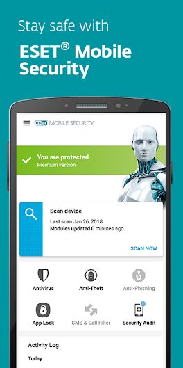 ESET Mobile Security Pro v4.1.61.0 APK + Key