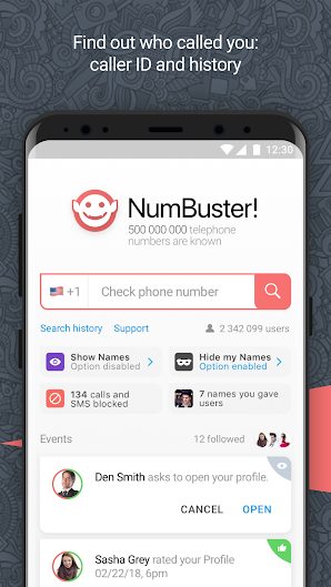 NumBuster caller name who call v5.0.7 Paid APK