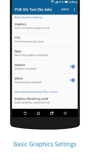 PUBG fx+Tool:#1 GFX Tool advance settings NO BAN v0.11.0p Paid APK