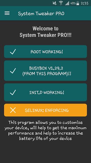 System Tweaker PRO root v5.0.1 Paid APK