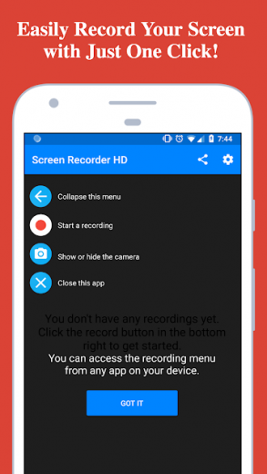 Screen Recorder HD v2.0.7 Pro APK