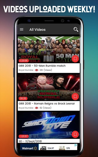 Watch WWE TV Pro v1.0 AdFree Full APK