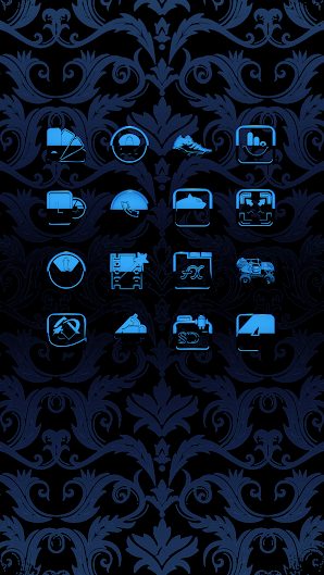 A-BLUE Icon Pack v3.6 Patch Full APK
