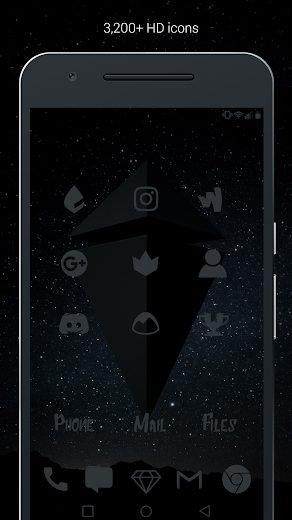 Murdered Out Pro Dark Icons v3.0.3 Full APK