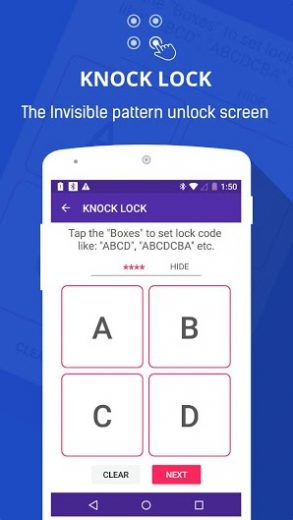Knock lock screen – Applock v1.1.8 Full APK