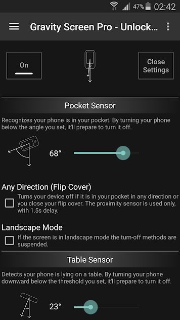 Gravity Screen Pro On Off v3.22.0.0 Full APK