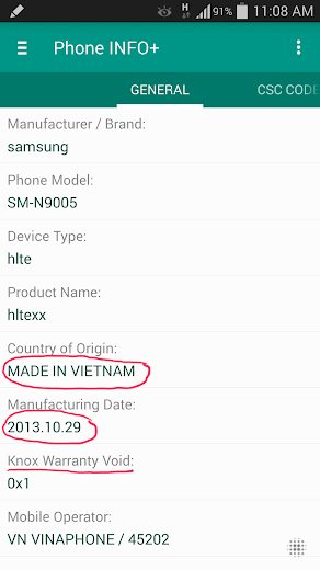 Phone INFO Samsung  v3.7.7 Patched APK