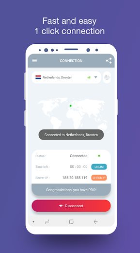 VPN Tap2free service v1.55 Pro Mod APK