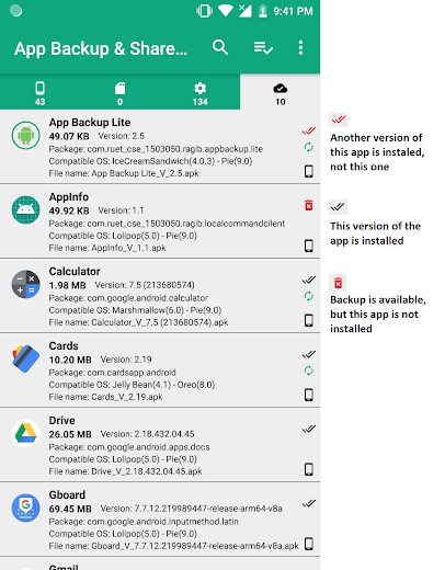 App Backup Share Pro v10.3.1 Patched APK