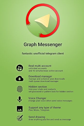 Telegraph Messenger Graph v5.7.1 Mod APK