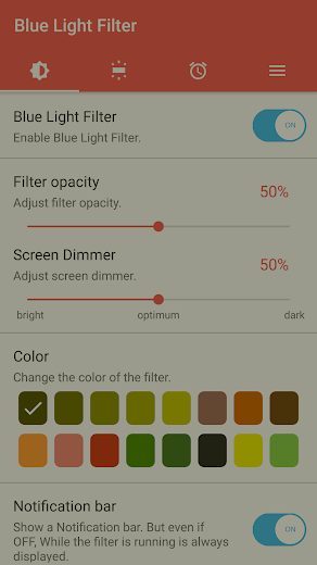 sFilter Blue Light Filter v1.6.4 Pro Full APK