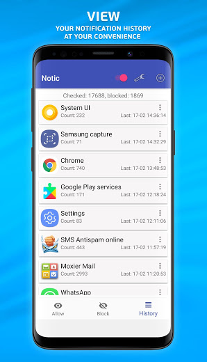 Notification blocker history Pro v1.44 APK
