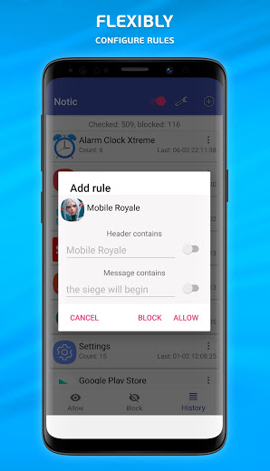 Notification blocker history Pro v1.44 APK