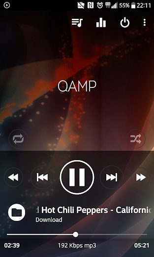 Pro Mp3 player Qamp v1.1.079 Paid APK
