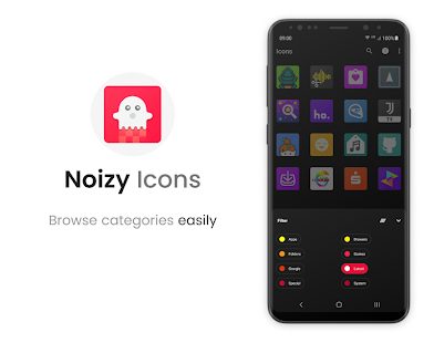Noizy Icon Pack v2.8.4 Patch APK