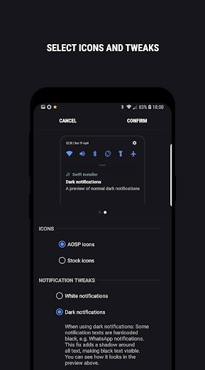 Swift Installer Theme color v9.79 Pro APK