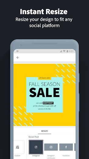 Adobe Spark Graphic design v3.6.0 Mod APK
