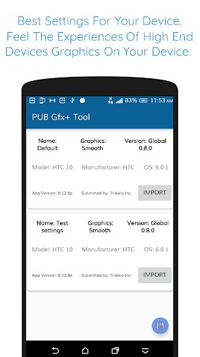 PUBG Gfx Tool1 support 0.7.0 &0.9.5 v0.17 APK