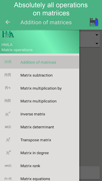 Matrix operations premium v5.2.6 Full APK