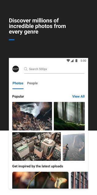 500px Discover great photos v6.3.2 Full APK
