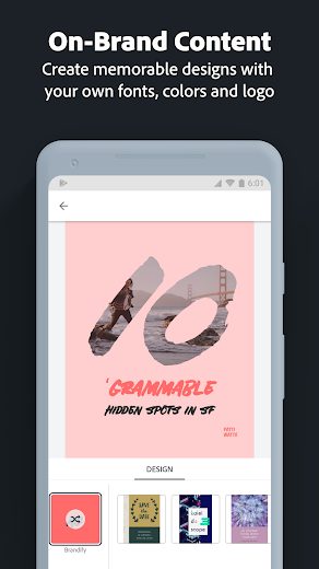 Adobe Spark Graphic design v3.6.5 Pro APK