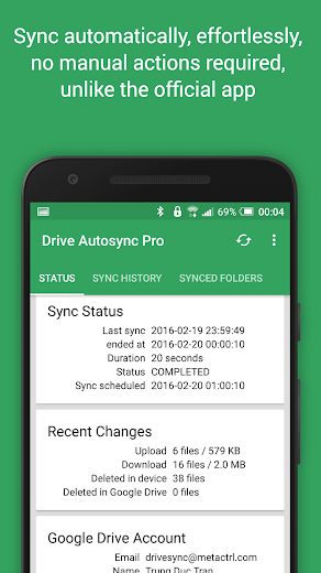 Autosync Google Drive v4.4.9 Ultimate APK