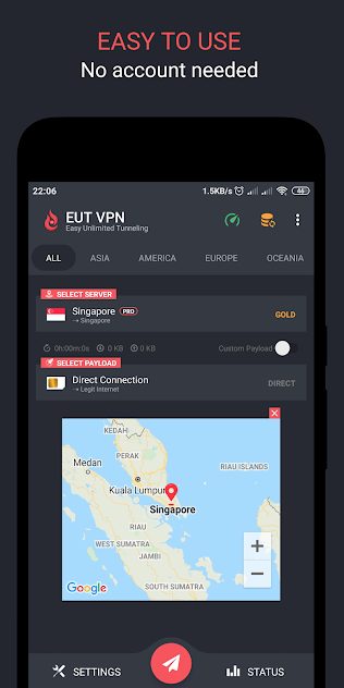 EUT VPN v1.3.7 Full APK