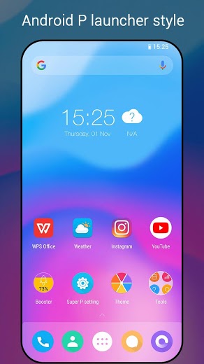Super P Launcher for Android P 9.0 Pro APK