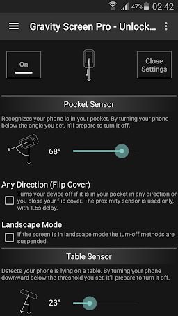Gravity Screen Pro On/Off v3.23.1.0 APK