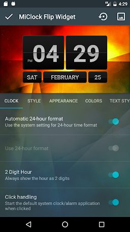 MiClock  FlipClock Widget v2.0.76 Pro APK