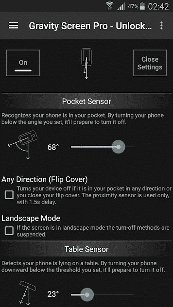 Gravity Screen Pro v3.25.0.0 APK