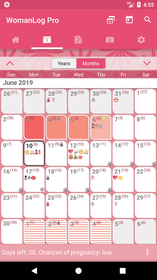 WomanLog Calendar Pro v5.8.4 APK