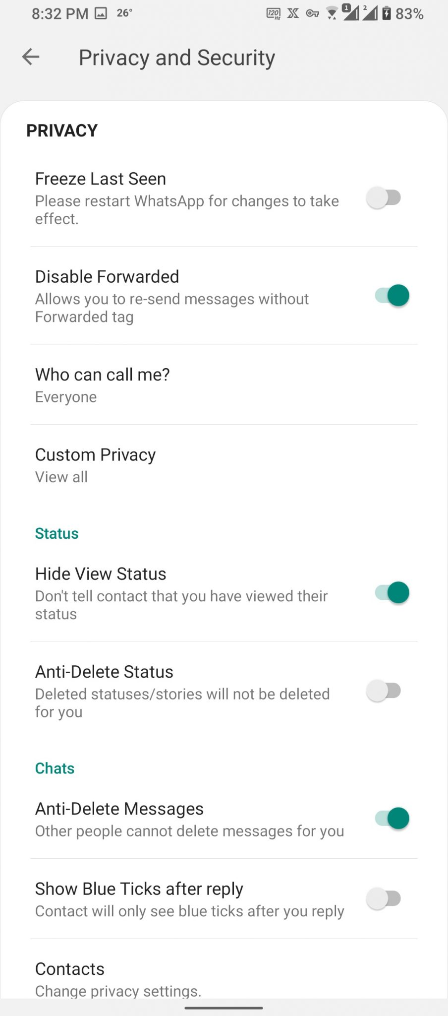 WhatsApp+ JiMODs v9.45 Jimtechs Editions 7