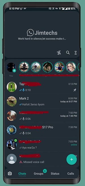 JTWhatsApp+ JiMODs v9.91 Jimtechs Editions 5